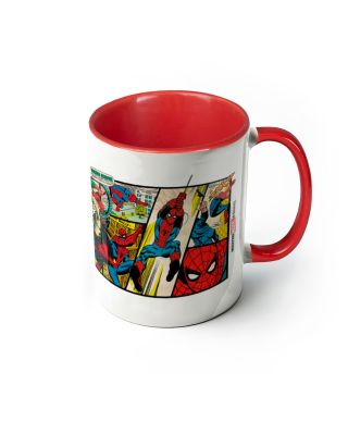 Marvel Comics Spiderman Panels - kubek z wypełnieniem