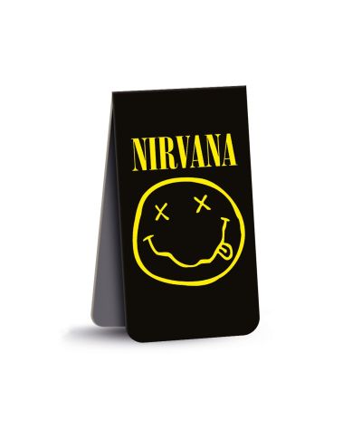 Nirvana Smiley - magnetyczna zakładka do książki