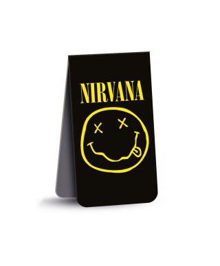 Nirvana Smiley - magnetyczna zakładka do książki