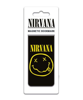 Nirvana Smiley - magnetyczna zakładka do książki