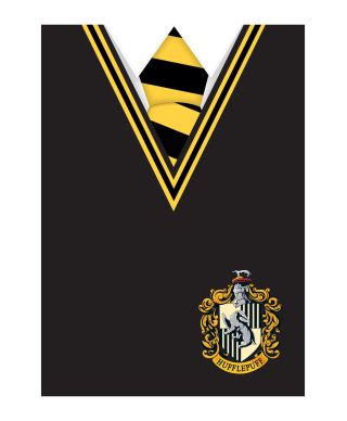 Harry Potter Hufflepuff Uniform - pocztówka