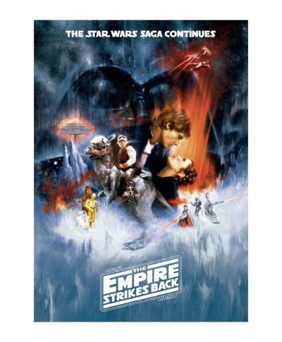 Star Wars Gwiezdne Wojny Empire Strikes Back - pocztówka