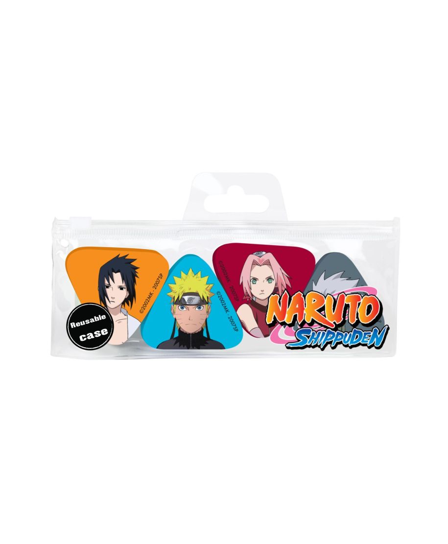 Naruto Shippuden Team 7 - zestaw gumek do mazania
