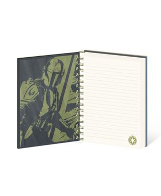 Gwiezdne Wojny Mandalorian Grogu Sunset - notes A5 kołozeszyt