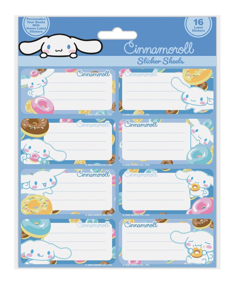 Cinnamoroll Tasty Treat - naklejki na zeszyt