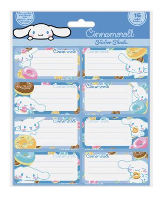 Cinnamoroll Tasty Treat - naklejki na zeszyt