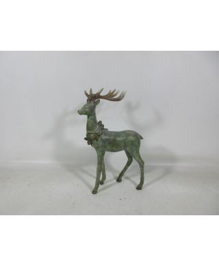SANTA LILA Figura łoś 18x8,5x28cm