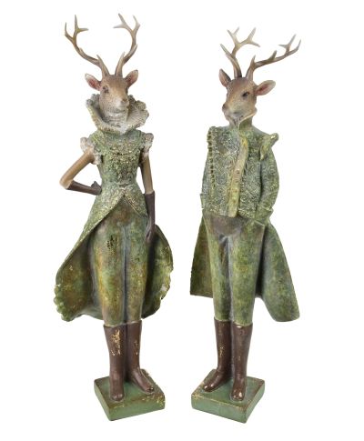 SANTA LILA Figura łoś chłopak 13,5x10,5x43cm