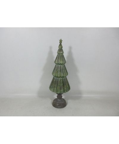 SANTA LILA Figura choinka 12,5x12,5x38cm