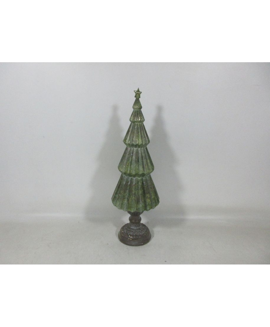 SANTA LILA Figura choinka 12,5x12,5x38cm