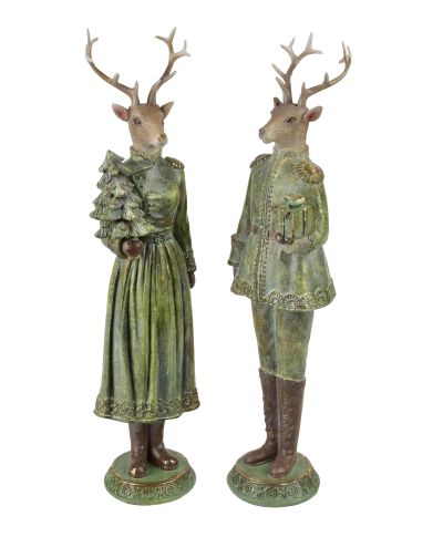 SANTA LILA Figura łoś chłopak 10,5x10x41cm