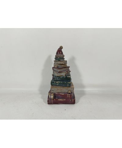 SANTA LILA Figura książki 13x10x26cm
