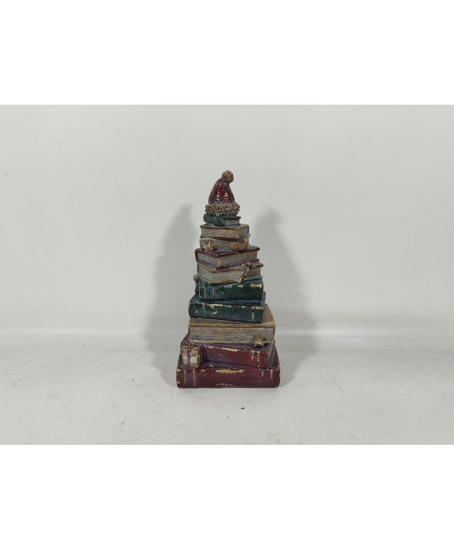 SANTA LILA Figura książki 13x10x26cm