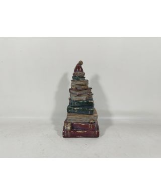 SANTA LILA Figura książki 13x10x26cm