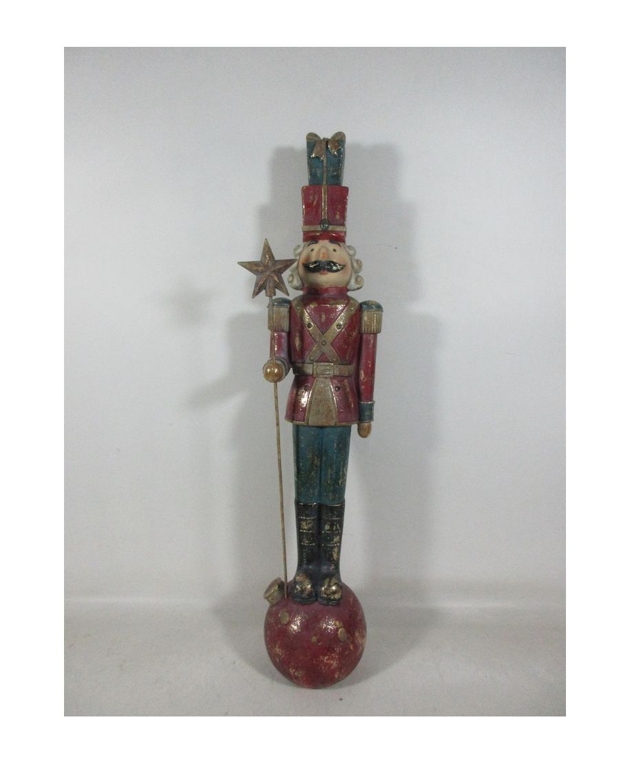 SANTA LILA Figura dziadek 14x12,5x65cm