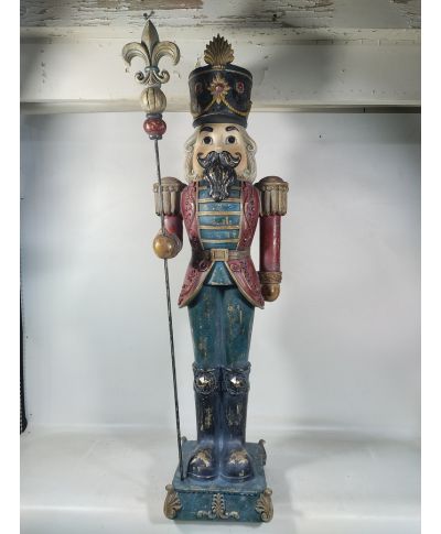 SANTA LILA Figura dziadek 31x23x99cm