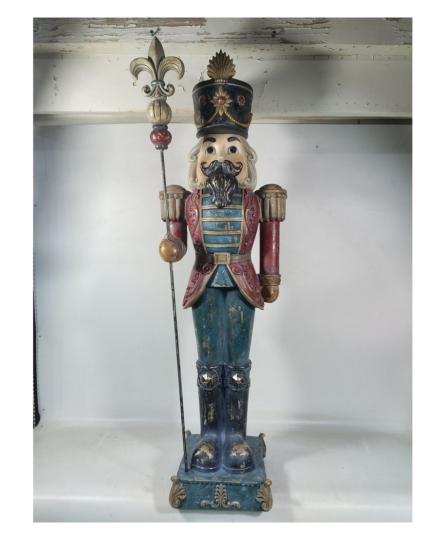 SANTA LILA Figura dziadek 31x23x99cm
