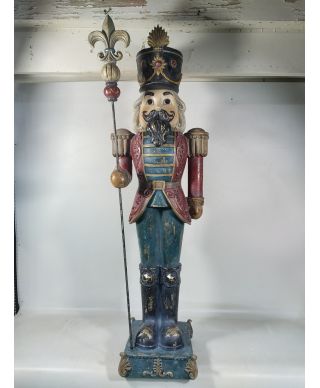 SANTA LILA Figura dziadek 31x23x99cm