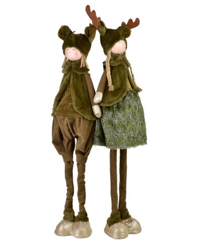 SANTA LILA Figura pluszowa Dziewczynka 22x19x67/103cm teleskopowa