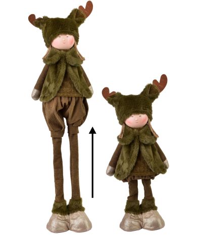 SANTA LILA Figura Chłopczyk 18x14x47/68cm teleskopowy