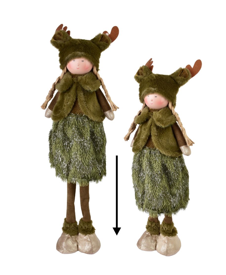SANTA LILA Figura Dziewczynka 18x14x47/68cm teleskopwa