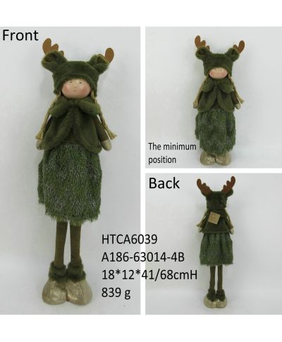 SANTA LILA Figura Dziewczynka 18x14x47/68cm teleskopwa