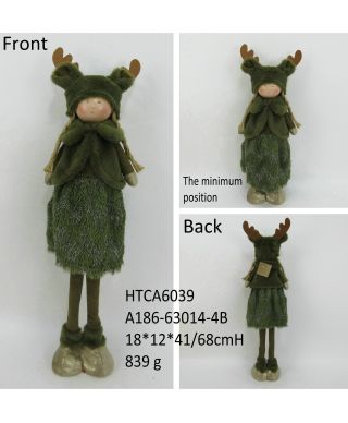 SANTA LILA Figura Dziewczynka 18x14x47/68cm teleskopwa