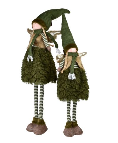 SANTA LILA Figura pluszowa Anioł Dziewczyna 28x17x64cm teleskopowa