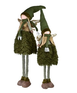 SANTA LILA Figura pluszowa Anioł Dziewczyna 28x17x64cm teleskopowa