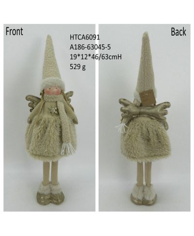 SANTA LILA Figura pluszowa Anioł Dziewczynka 16x12x63cm
