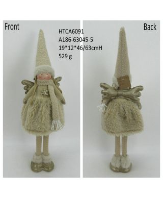 SANTA LILA Figura pluszowa Anioł Dziewczynka 16x12x63cm
