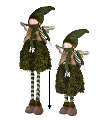 SANTA LILA Figura pluszowa Anioł Dziewczyna 22x19x80/116cm teleskopowa