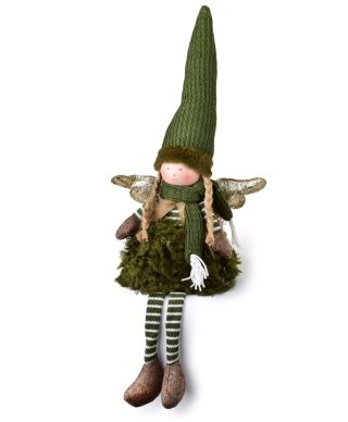 SANTA LILA Figura pluszowa Anioł Dziewczynka 17x11x40/67cm siedząca