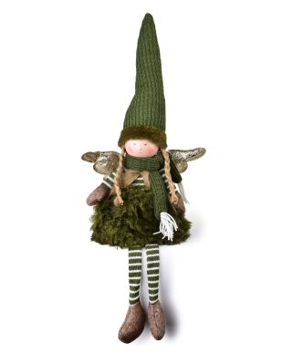 SANTA LILA Figura pluszowa Anioł Dziewczynka 17x11x40/67cm siedząca