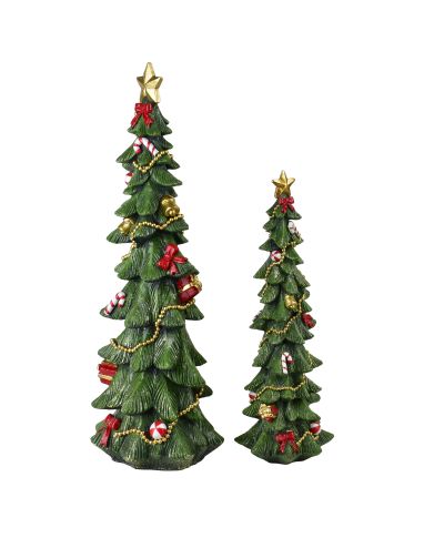 SANTA LILA Figura Choinka 19x18x61cm