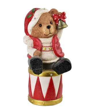 SANTA LILA Figura Miś 23,5x23,5x50cm
