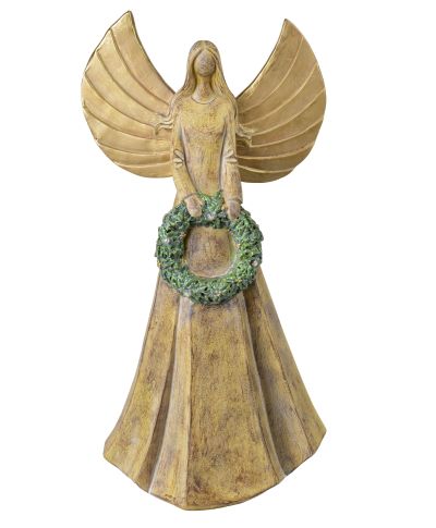 SANTA LILA Figura Anioł LED 20x13x40cm