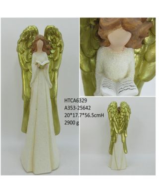SANTA LILA Figura Anioł 19,5x18x56,5cm