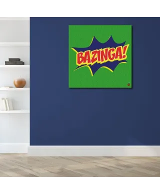 The Big Bang Theory (Bazinga Icon) - Obraz na płótnie
