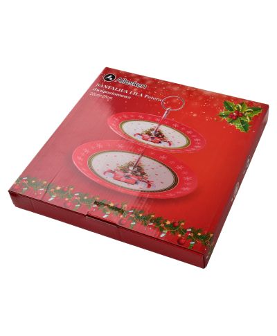 SANTA LILA Patera dwupoziomowa 20cm/25cm