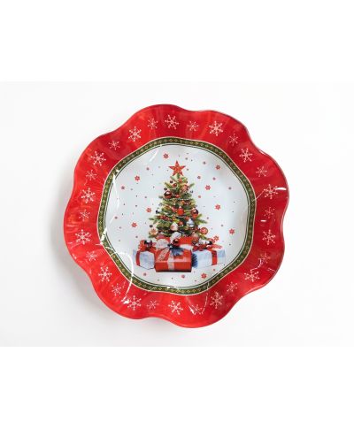 SANTA LILA Talerz dekoracyjny 19x19x3,7cm