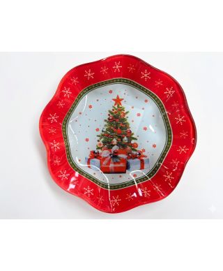 SANTA LILA Talerz dekoracyjny 23,3x23,3x4,5cm