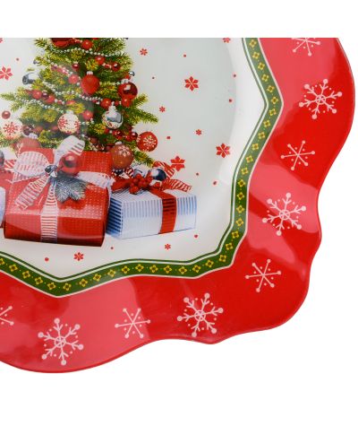 SANTA LILA Talerz z łopatką do ciasta 30,5x30,5x2,3cm