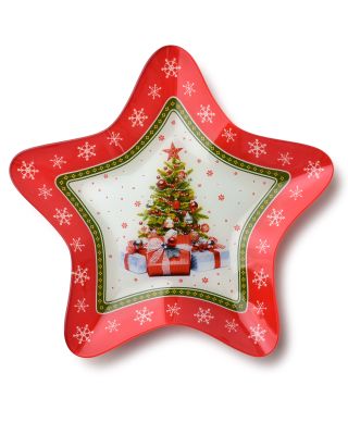 SANTA LILA Miseczka gwiazdka 31,4x31,4x3,8cm