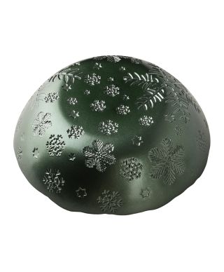 SANTA LILA Misa dekoracyjna 31x31x7,7cm zielona