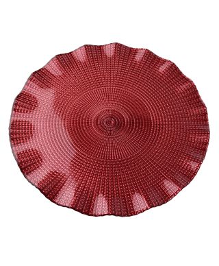 REDD Patera 27,5x27,5x10cm czerwona