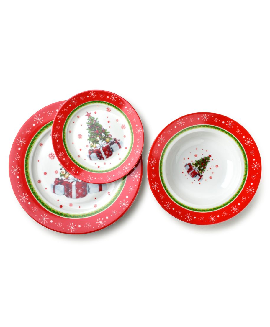 SANTA LILA Komplet 3 talerzy 22cm 300ml/19/27cm