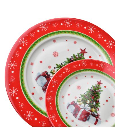 SANTA LILA Komplet 3 talerzy 22cm 300ml/19/27cm