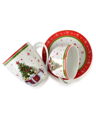 SANTA LILA Kubek 350ml 9x12x10cm