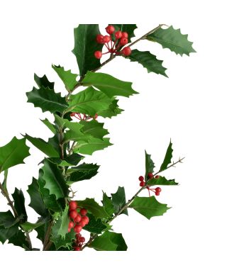 VIRIDIS Kwiat sztuczny Ostrokrzew 90cm gałązka